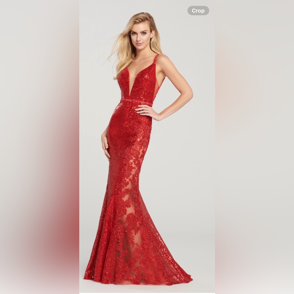 Sz 6 Red Formal Dress